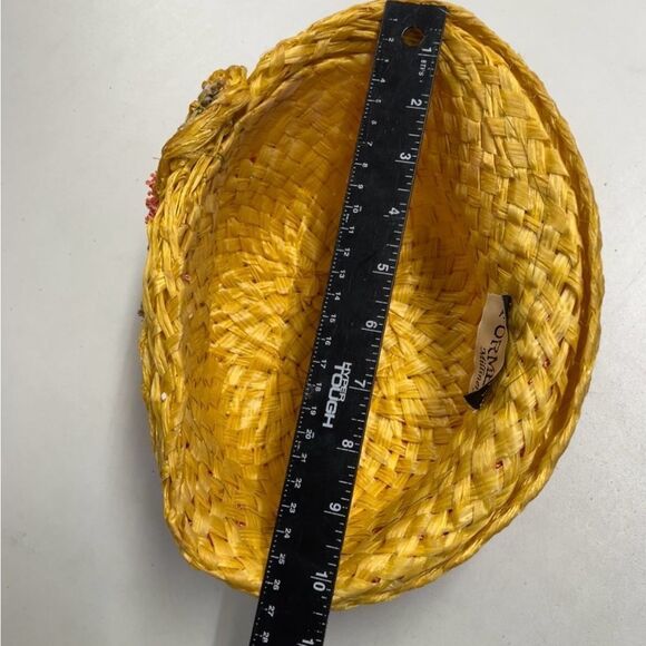 FORM’E‎ MILLINERY Women’s Vintage Style Hat Yellow Orange main image 10